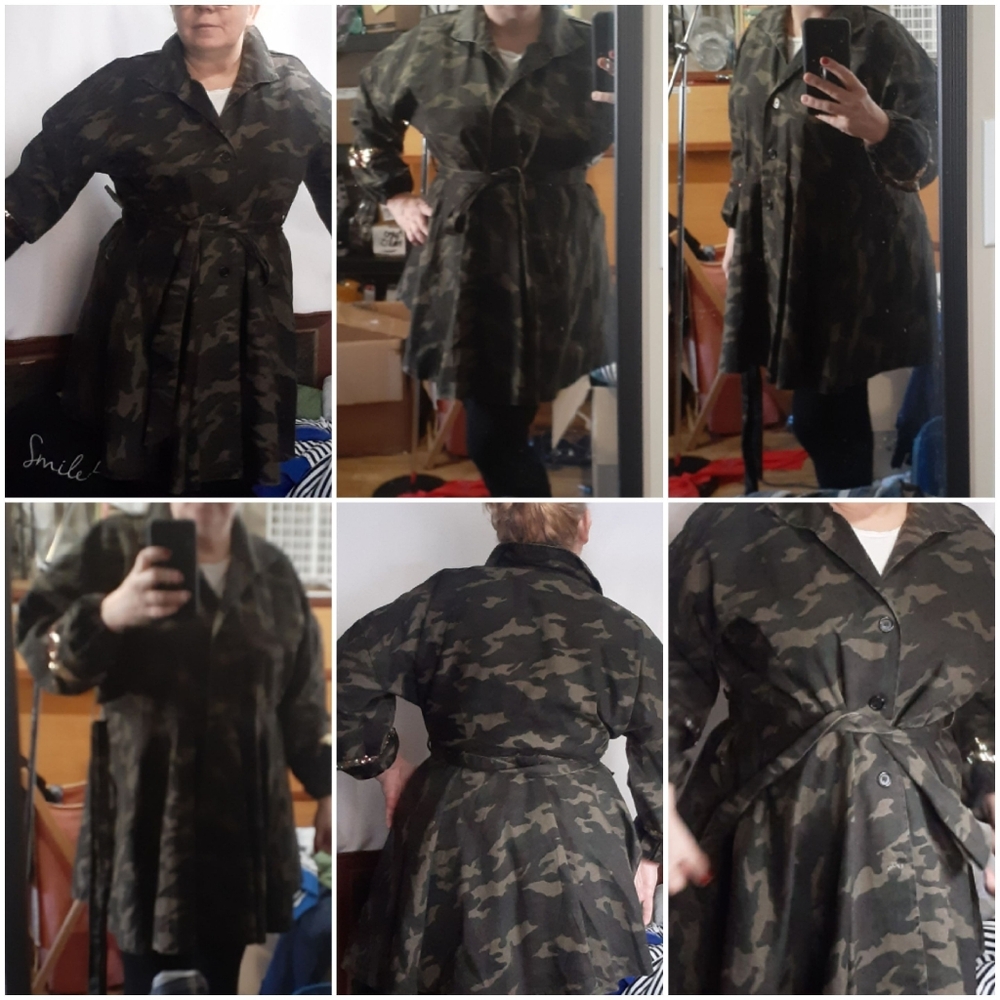 Sweet Sexy Military Tunic, Mini Dress, Trench Coat, Multiwear - Picture 6 of 12